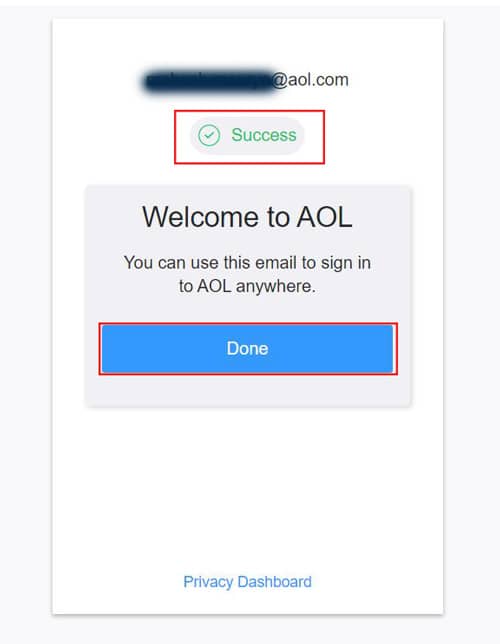 Verification-success AOL Mail Sign Up: Your Ultimate Guide to Creating an Account