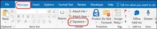 click-message-then-signature-for-signature-setup