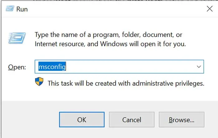 type-msconfig-in-run-box