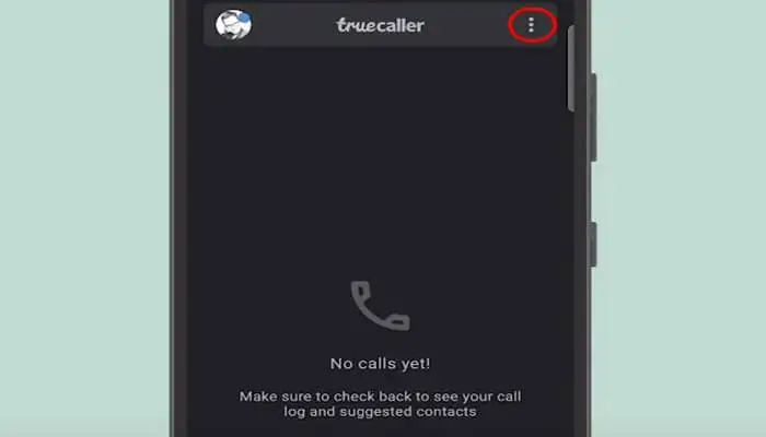 open-truecaller-app-and-click-on-tree-dots-for-unlist-from-truecaller