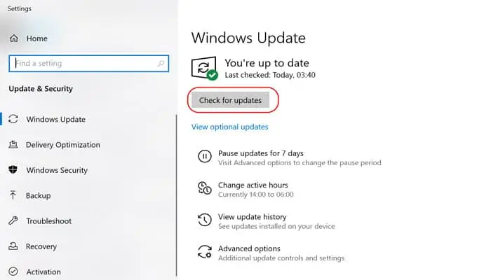 upadate-and-security-then-windows-update-for-0x0-0x0-error