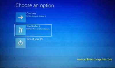 Win-10-Choose-an-option-screen-for-windows-in-safe-mode
