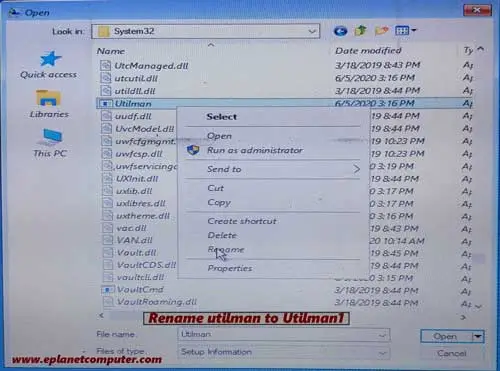 rename-utilman-file-to-utilman1