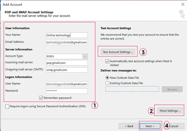 fill-account-details-then-click-on-More-settings-then-finally-Test-account