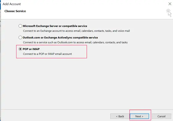 select-pop-or-imap