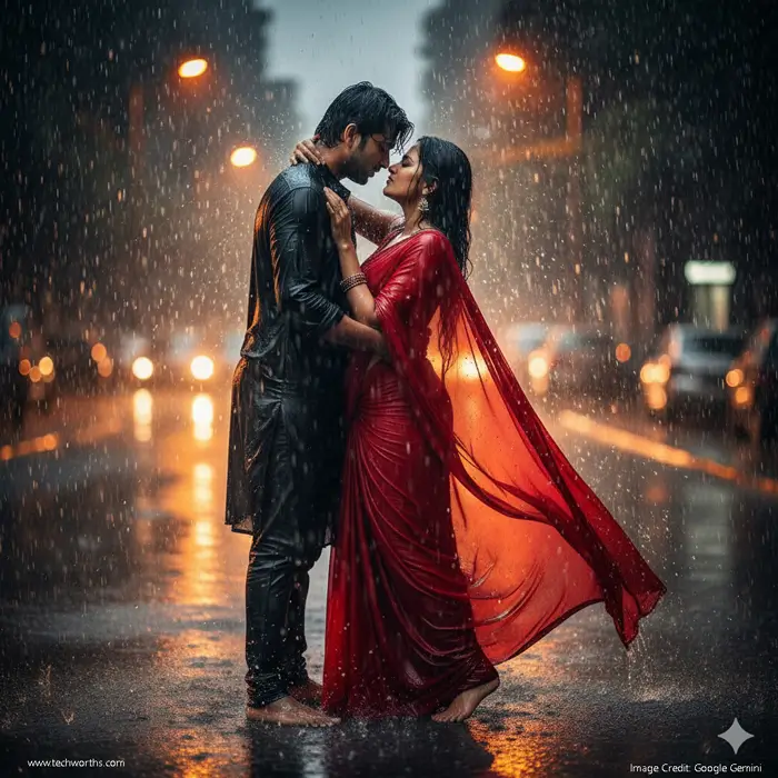 Bollywood Style Rain Romance